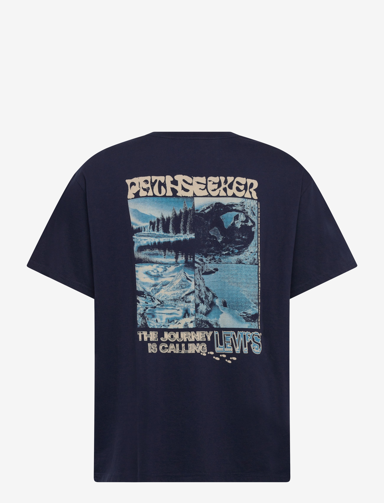 Levi's® - SS RELAXED FIT TEE ABSTRACT GL - kortærmede t-shirts - blues - 2