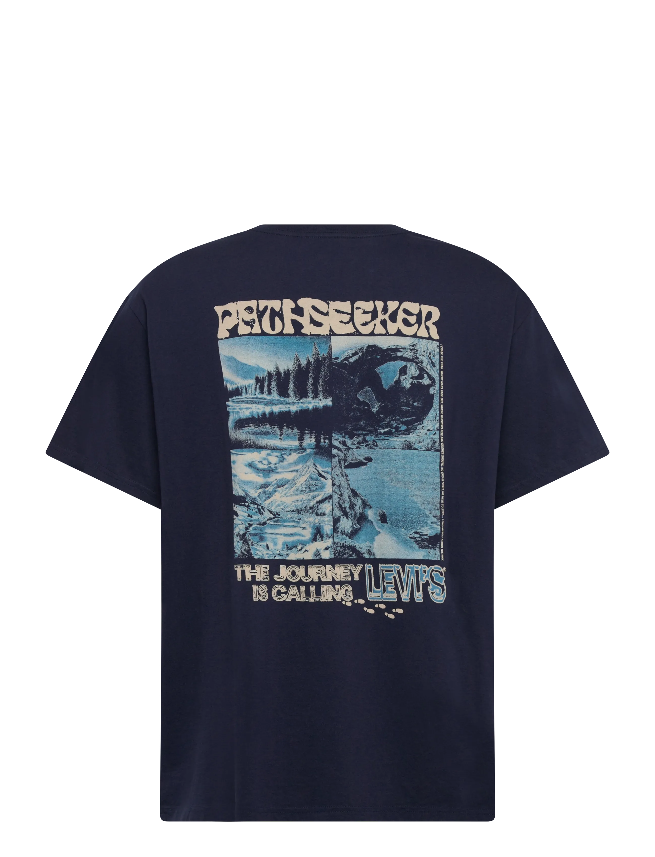 Levi's® - SS RELAXED FIT TEE ABSTRACT GL - kortärmade t-shirts - blues - 2