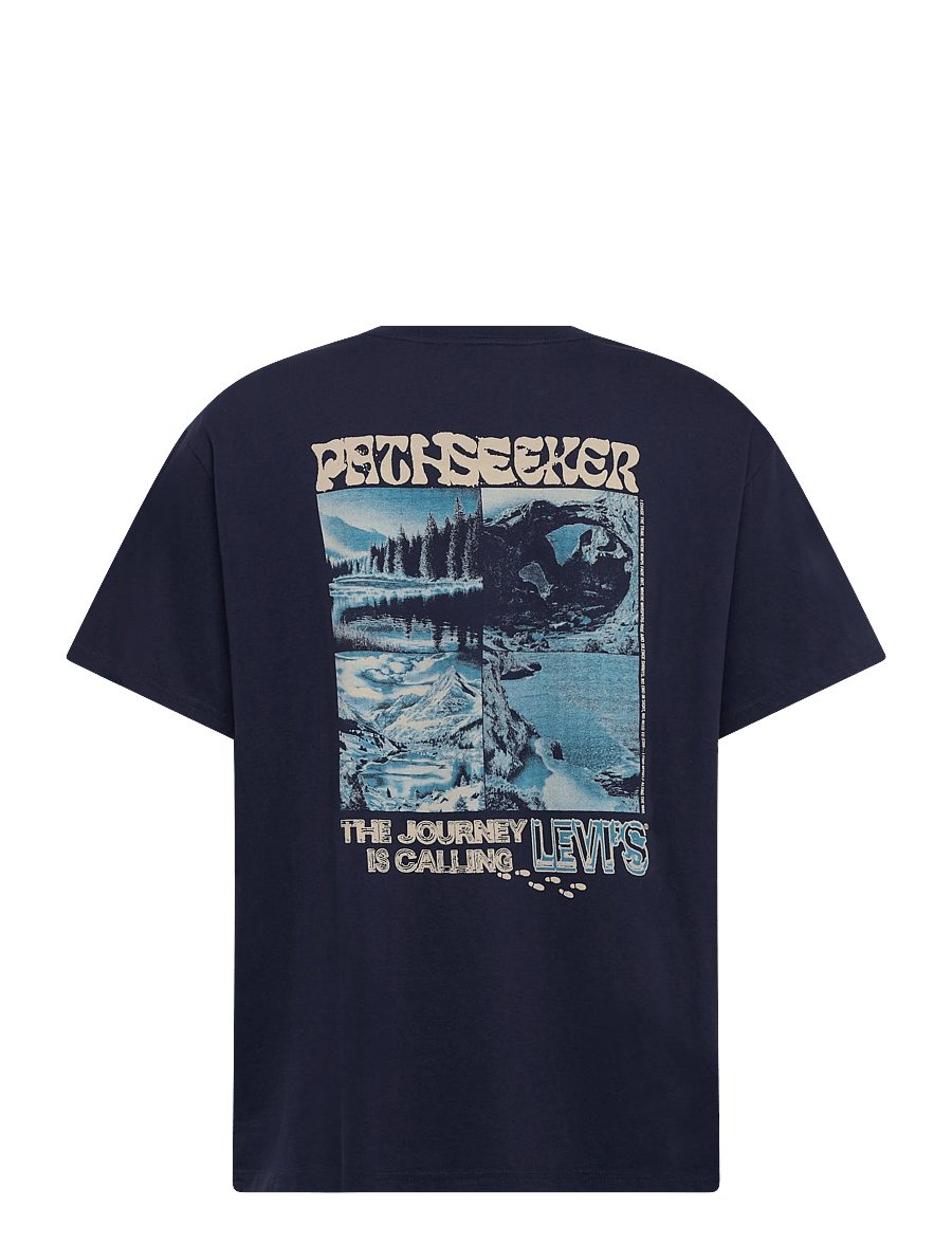 Levi's® - SS RELAXED FIT TEE ABSTRACT GL - kortärmade t-shirts - blues - 2