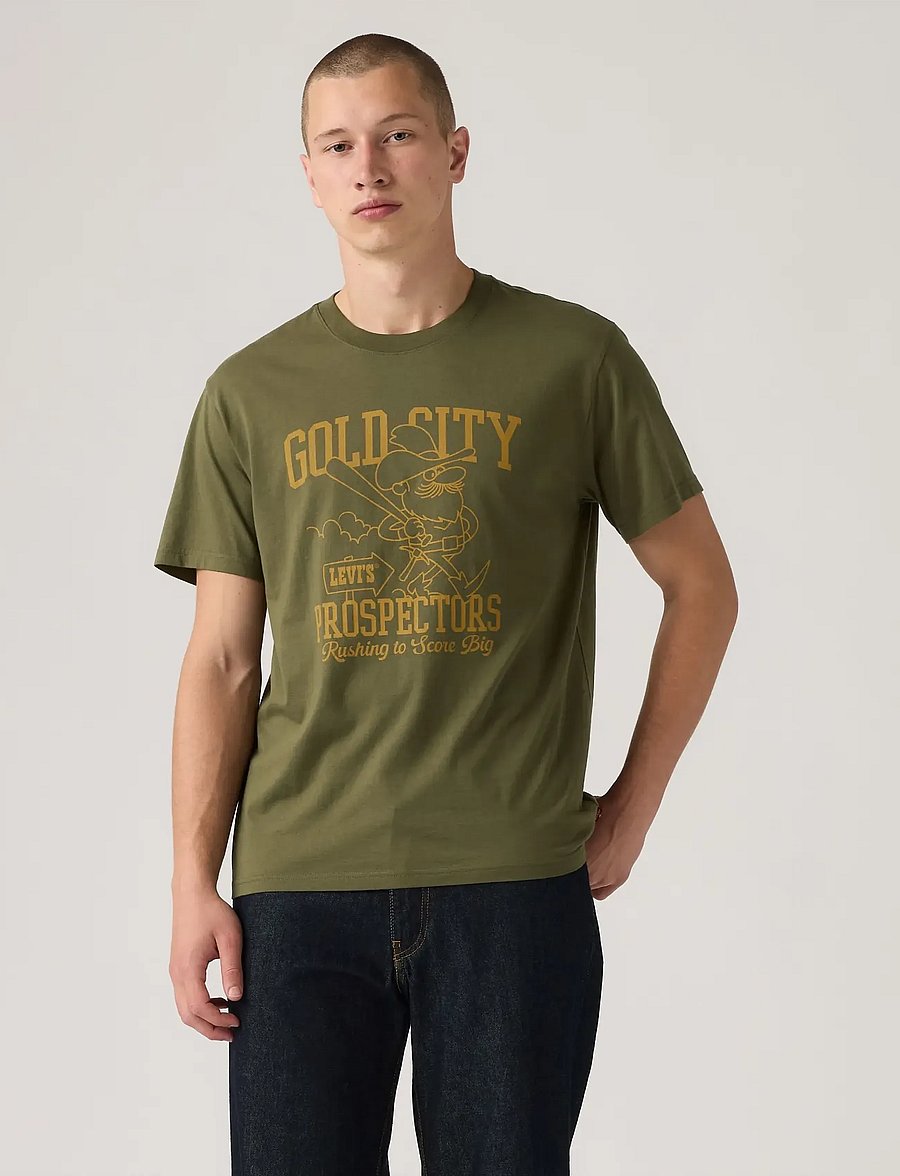 Levi's® - SS RELAXED FIT TEE GOLD CITY 1 - kurzärmelige t-shirts - greens - 3