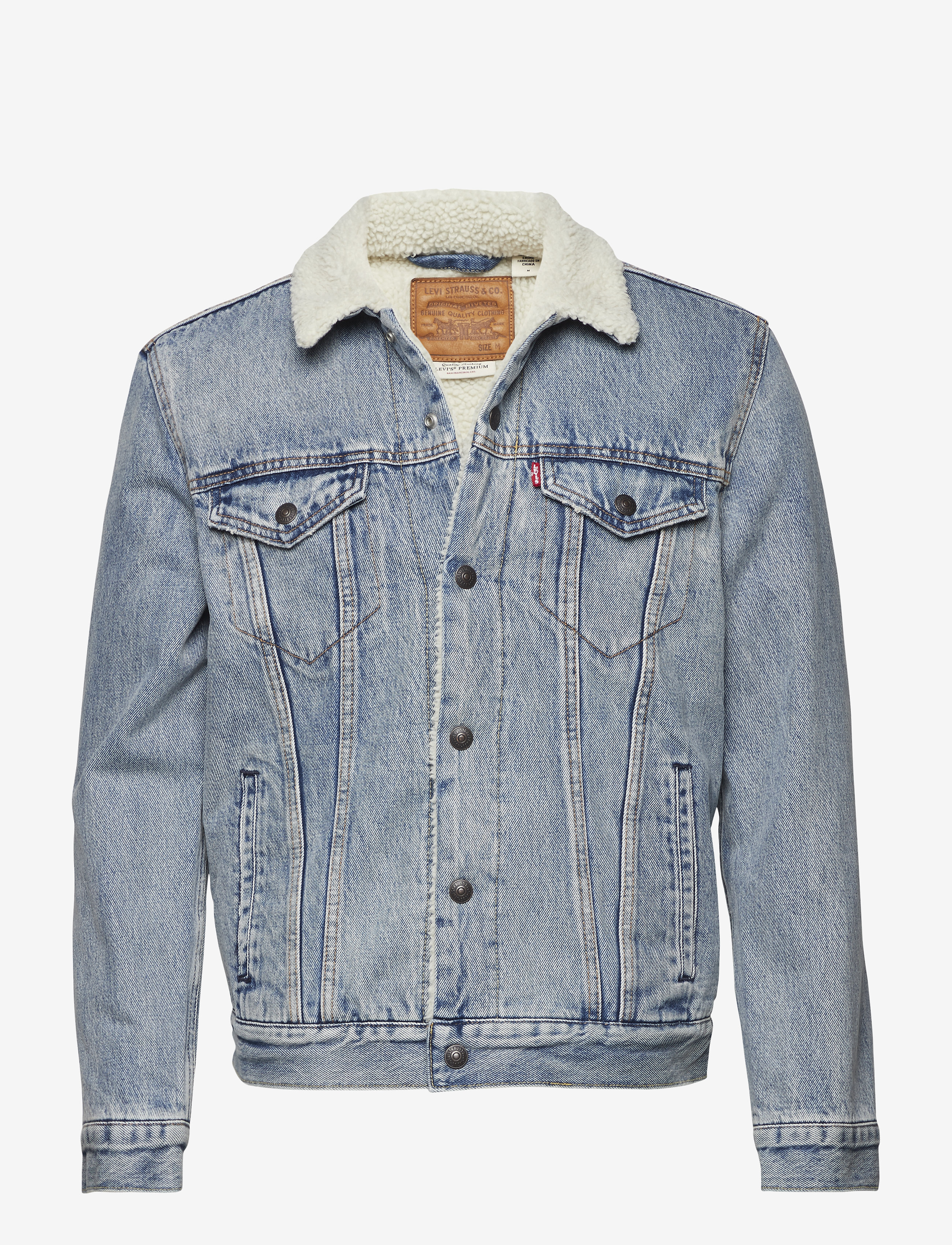 LEVI'S Type 3 Sherpa Trucker Stonebri Blau - M - Herren