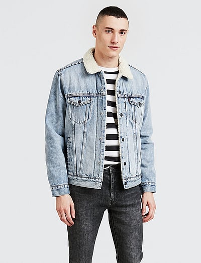 Type 3 Sherpa Trucker Stonebri - Forede Denimjakker