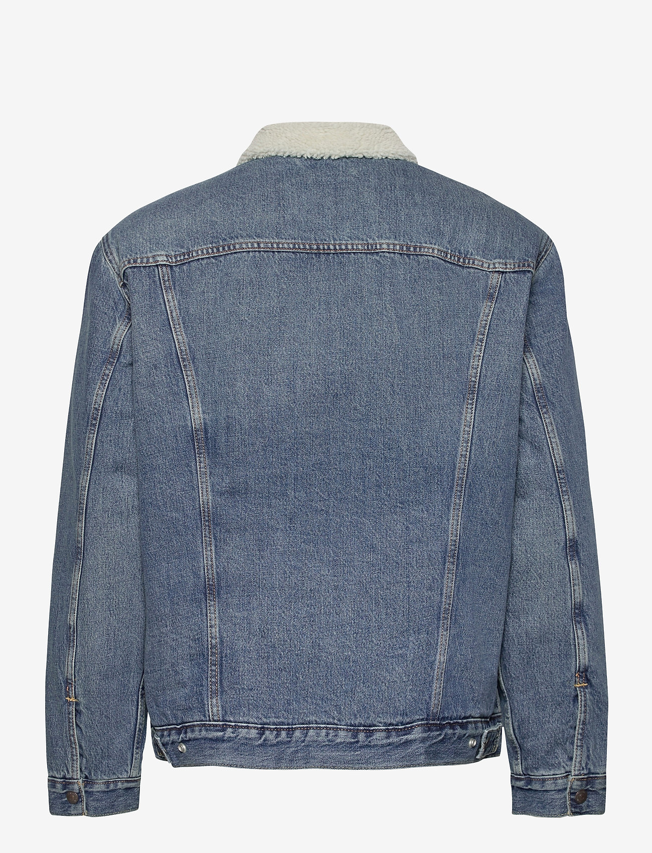 Levi's® - TYPE 3 SHERPA TRUCKER FABLE SH - jeansjacken - med indigo - worn in - 1