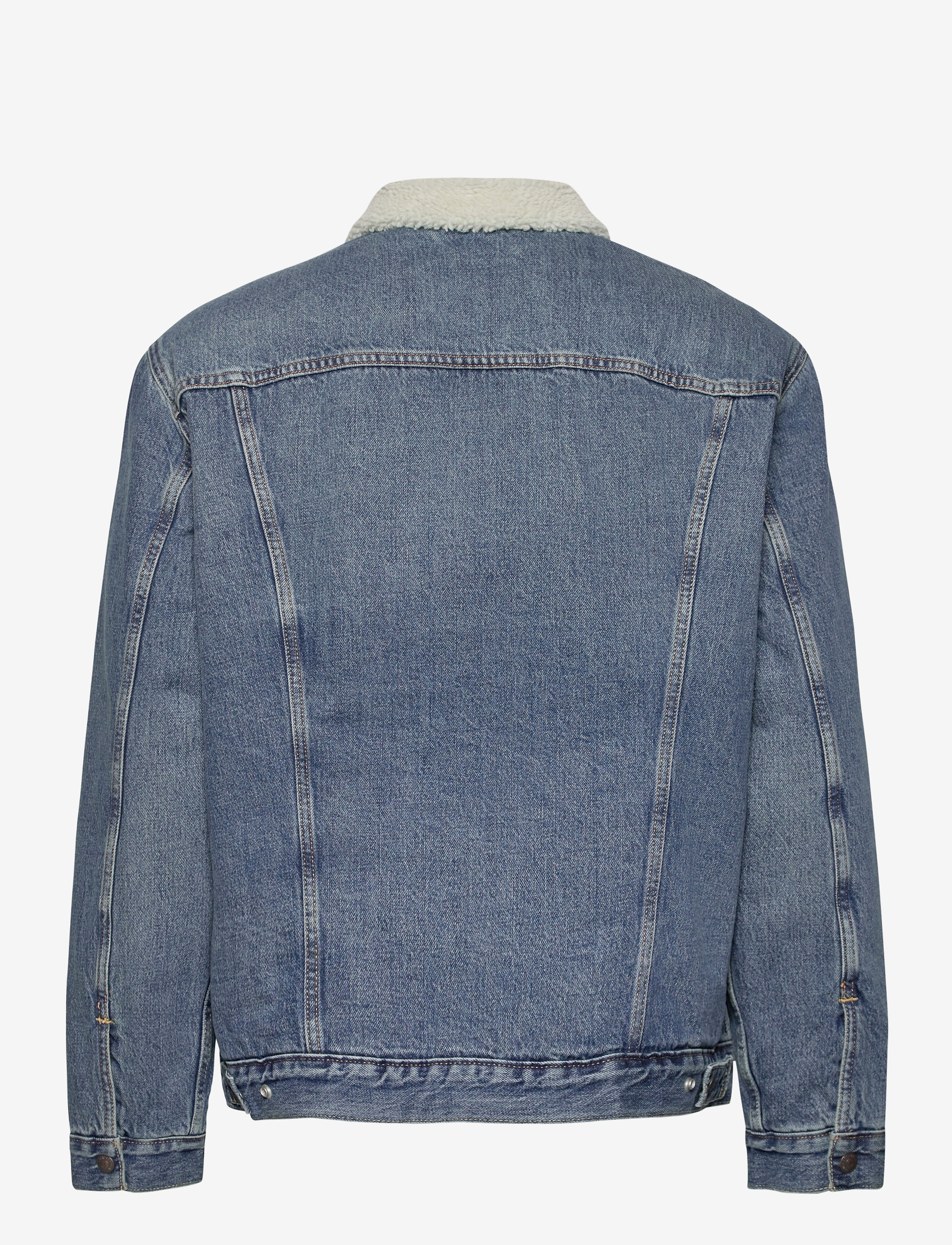 Levi's® - TYPE 3 SHERPA TRUCKER FABLE SH - forede denimjakker - med indigo - worn in - 2