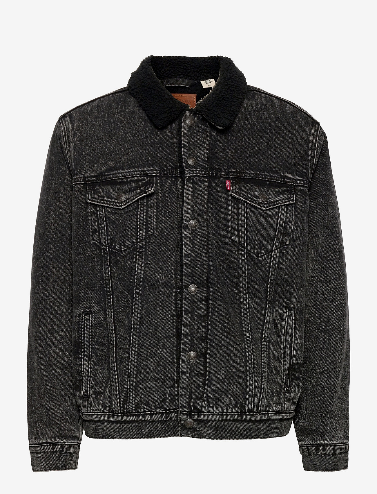 LEVI´S Men - TYPE 3 SHERPA TRUCKER ROADSTER - spring jackets - blacks - 0