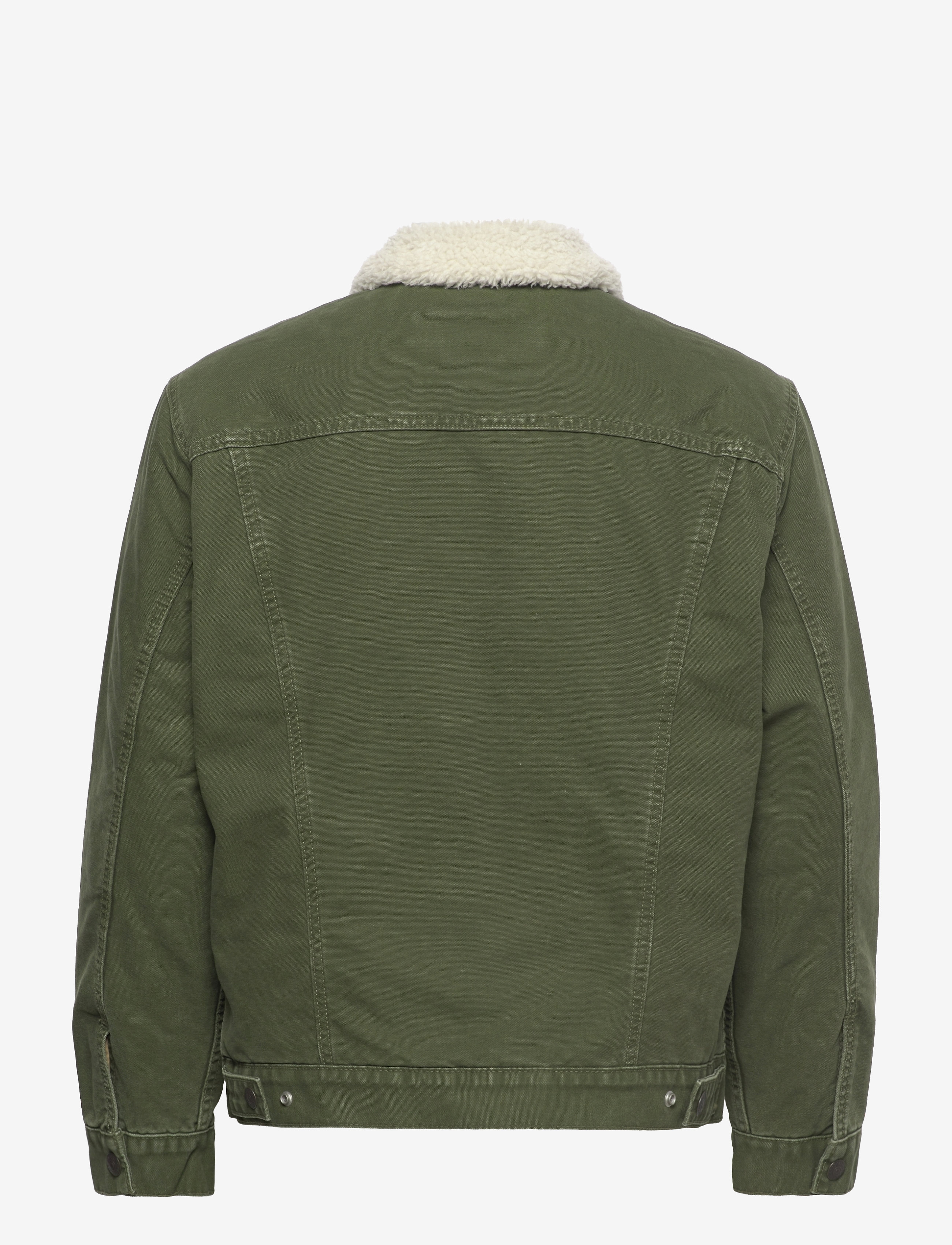 LEVI´S Men - TYPE 3 SHERPA TRUCKER JUST ARO - greens - 1