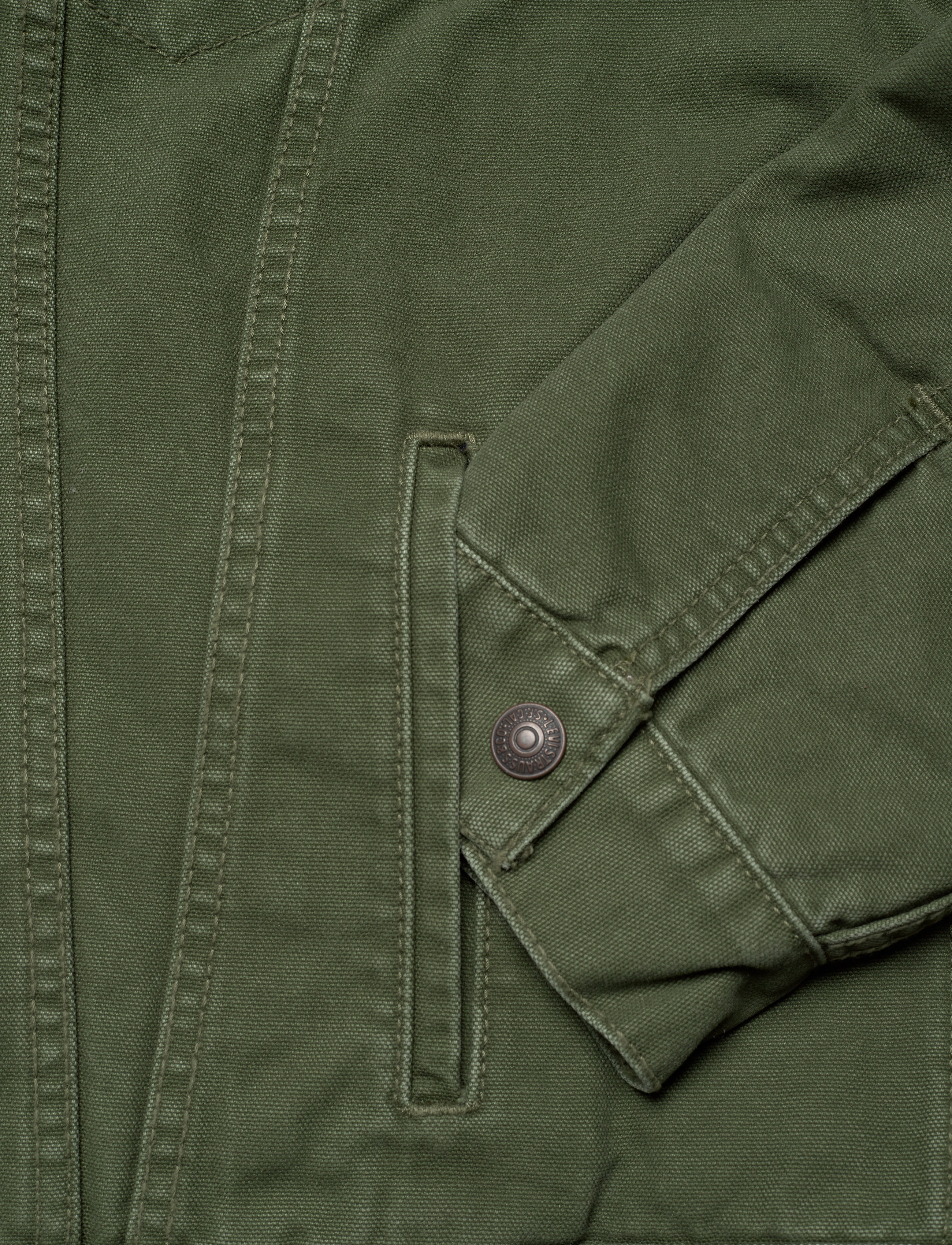 LEVI´S Men - TYPE 3 SHERPA TRUCKER JUST ARO - greens - 3