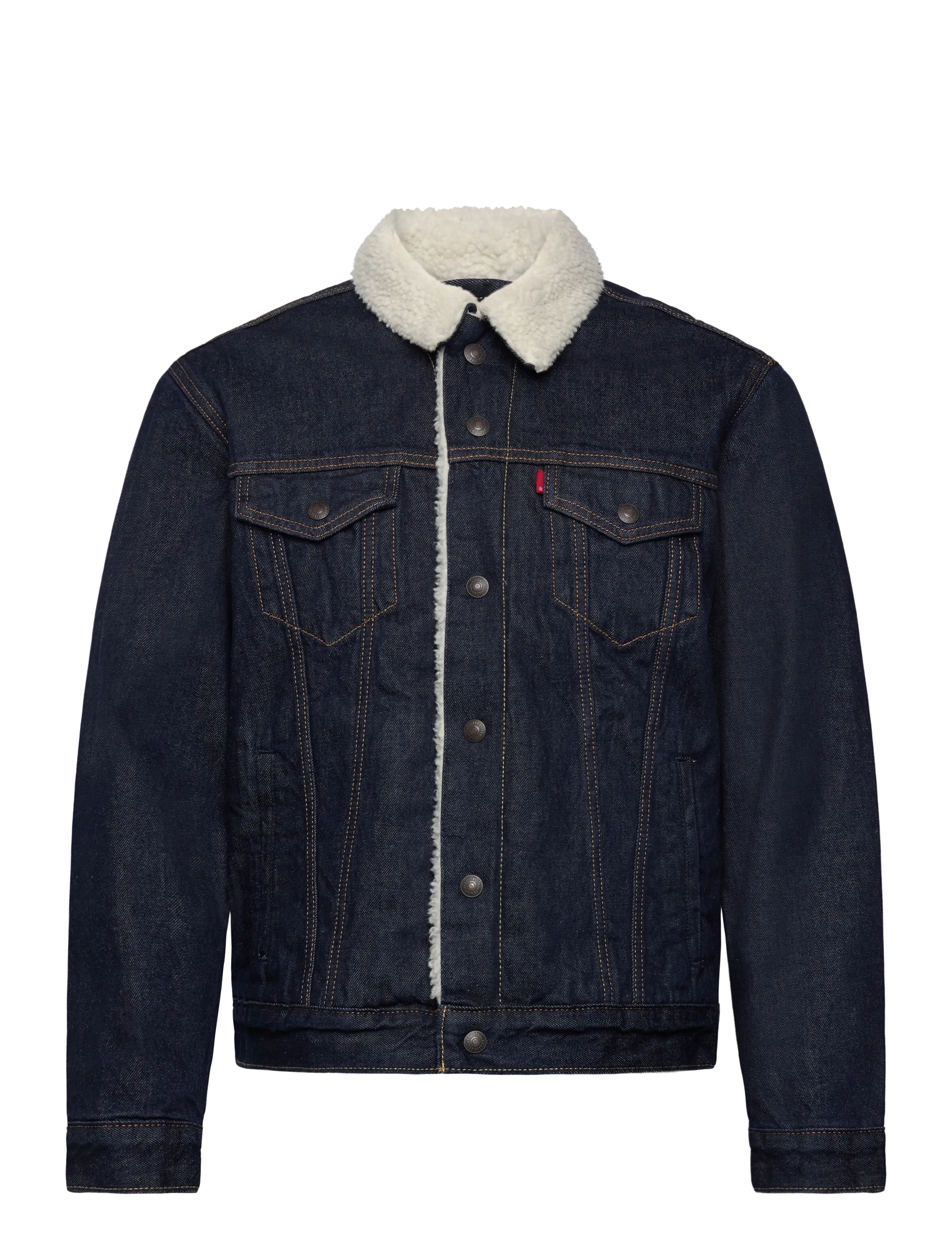LEVI'S Type 3 Sherpa Trucker Give It Navy - S - Herren