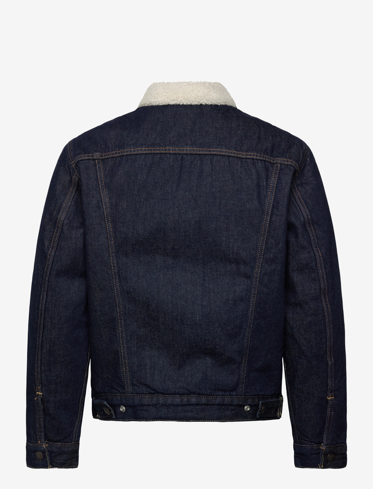 Levi's® - TYPE 3 SHERPA TRUCKER GIVE IT - fodrade jeansjackor - dark indigo - flat finish - 2