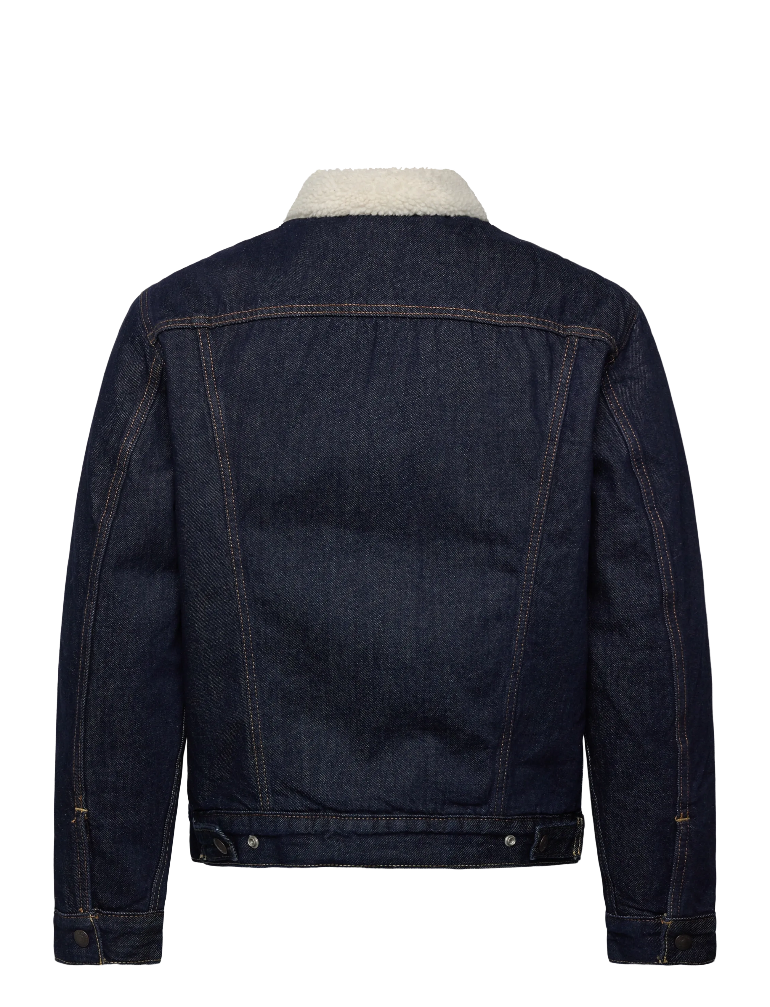 Levi's® - TYPE 3 SHERPA TRUCKER GIVE IT - forårsjakker - dark indigo - flat finish - 2