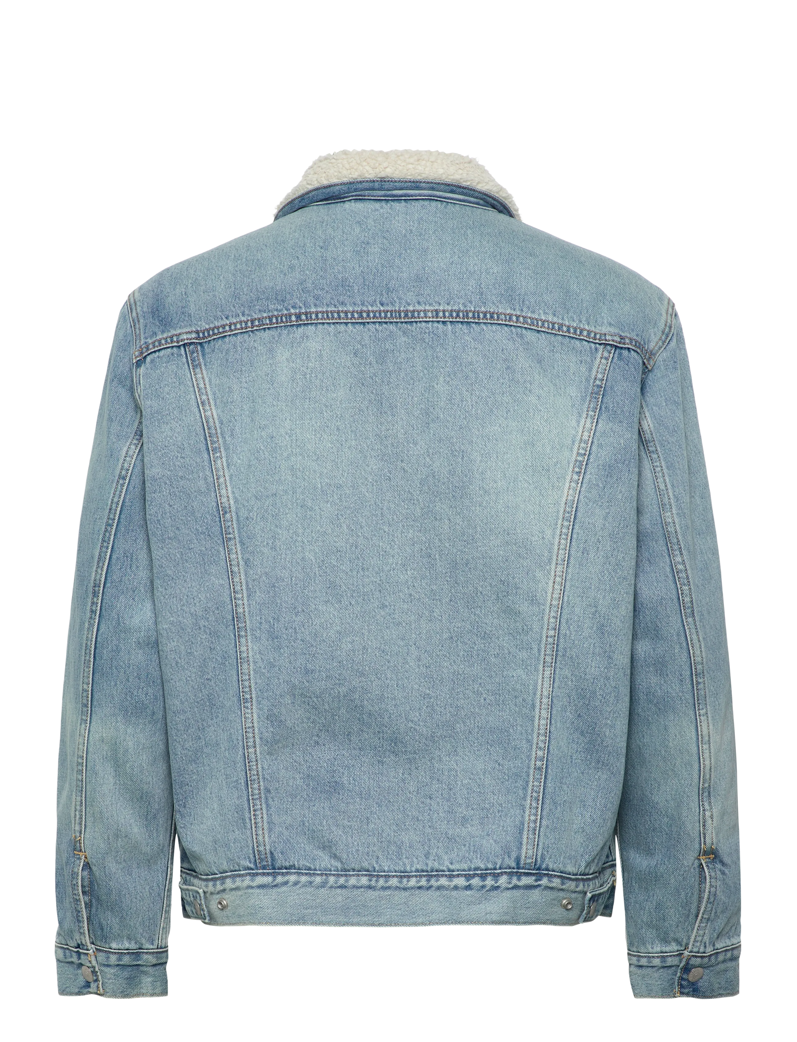 Levi's® - TYPE 3 SHERPA TRUCKER KENTUCKY - voodriga teksajakid - light indigo - worn in - 2