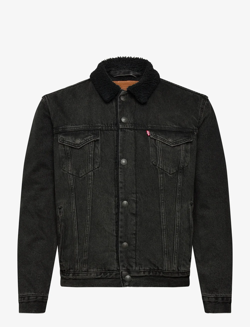 Levi's® - TYPE 3 SHERPA TRUCKER BUILT TO - lined denim jackets - blacks - 1