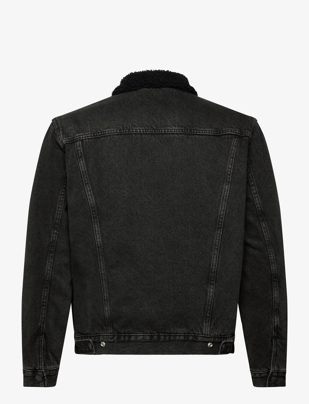 Levi's® - TYPE 3 SHERPA TRUCKER BUILT TO - lined denim jackets - blacks - 2