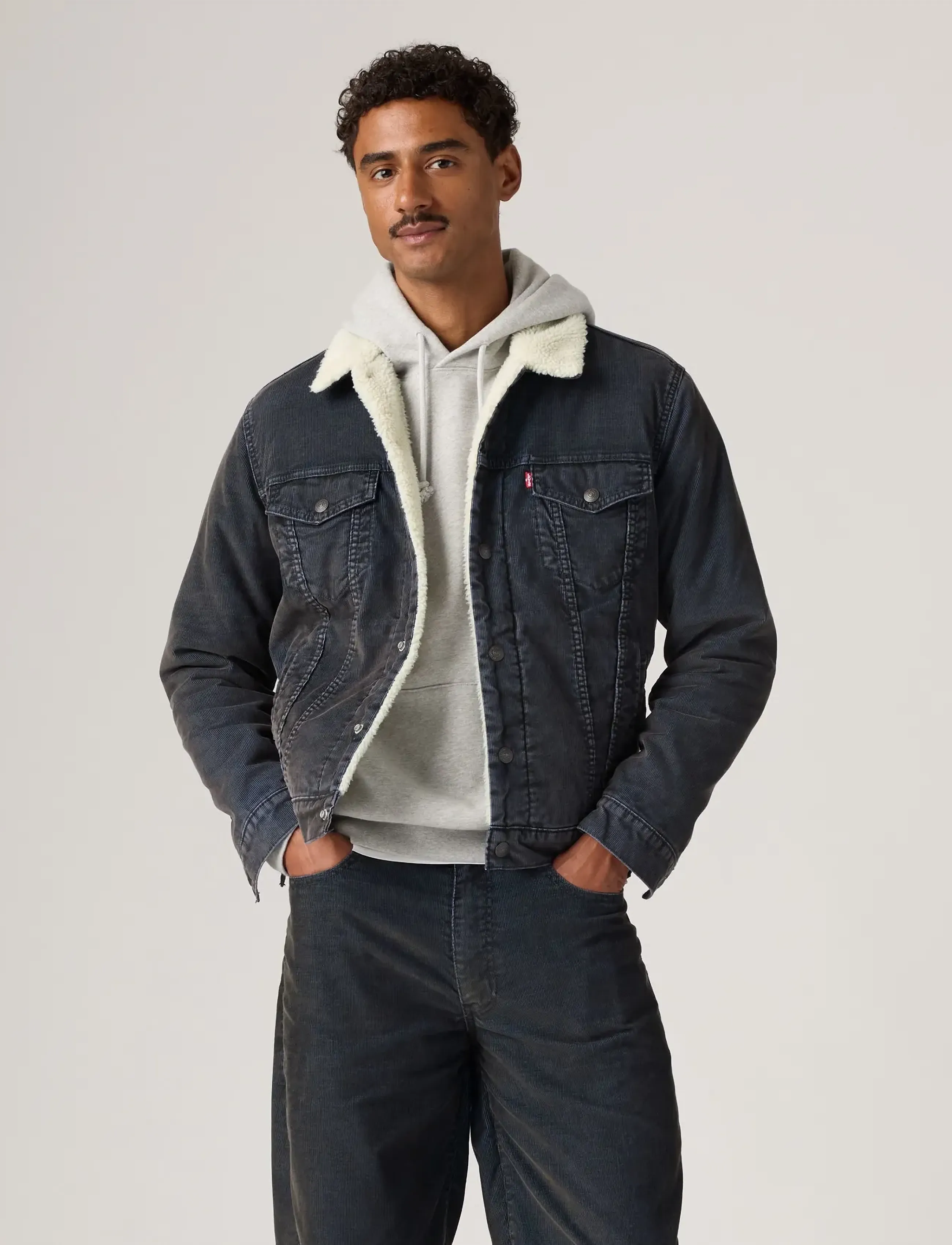 Levi's® - TYPE 3 SHERPA TRUCKER WORNIN C - voodriga teksatagid - multi-color - 3