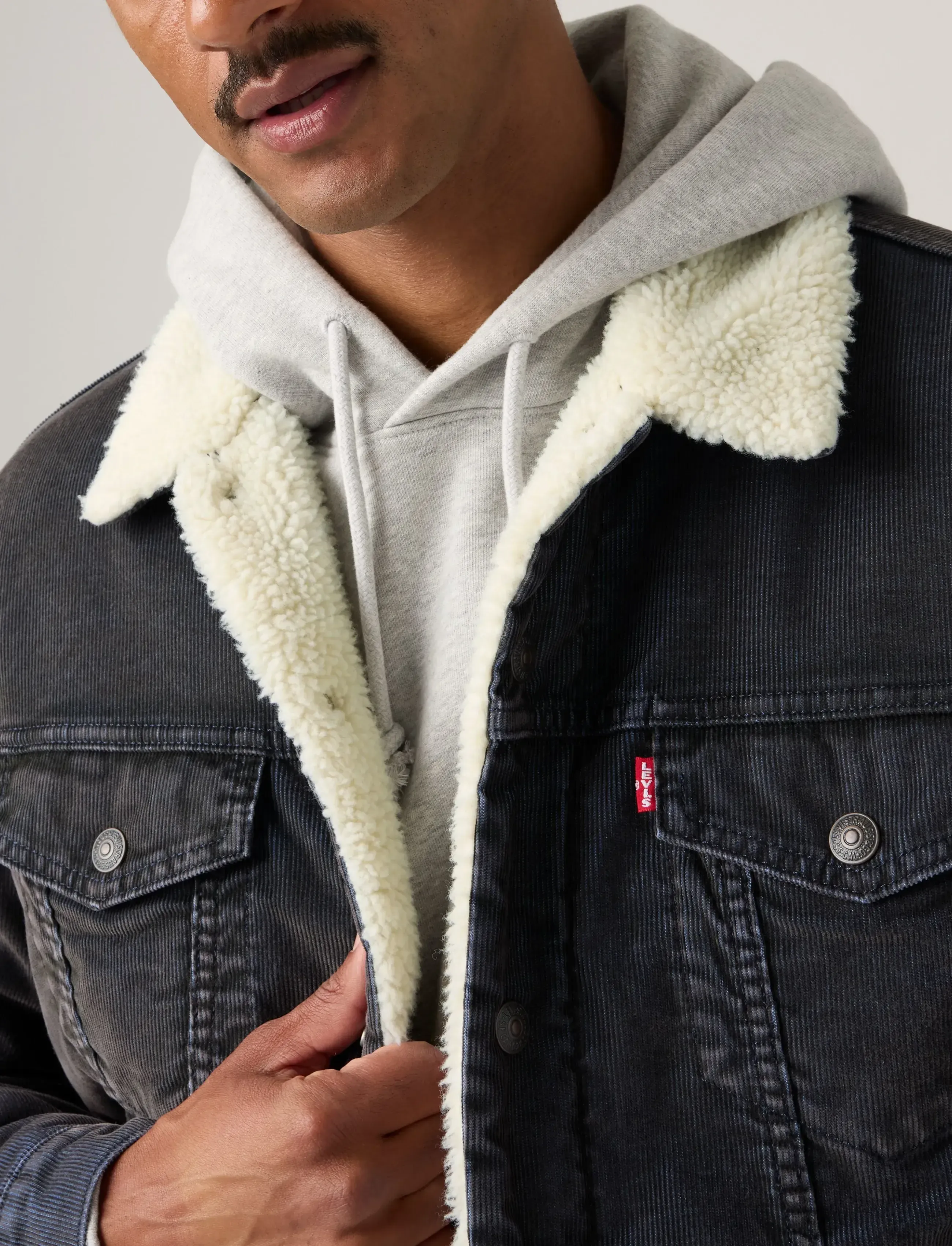 Levi's® - TYPE 3 SHERPA TRUCKER WORNIN C - voodriga teksatagid - multi-color - 5