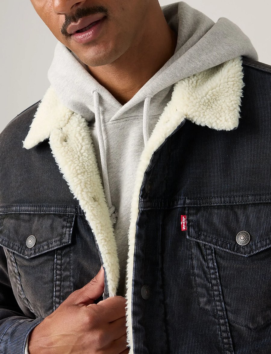 Levi's® - TYPE 3 SHERPA TRUCKER WORNIN C - voodriga teksatagid - multi-color - 5