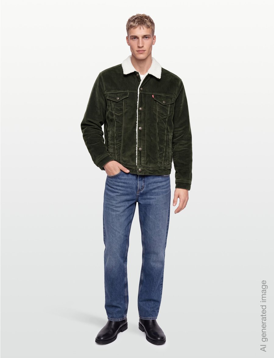 Levi's® - TYPE 3 SHERPA TRUCKER ROSIN - forede denimjakker - blacks - 0