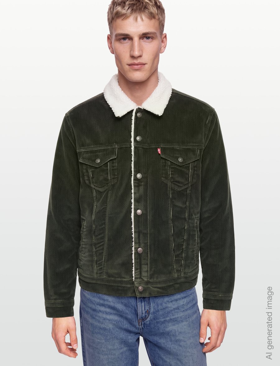 Levi's® - TYPE 3 SHERPA TRUCKER ROSIN - forede denimjakker - blacks - 3