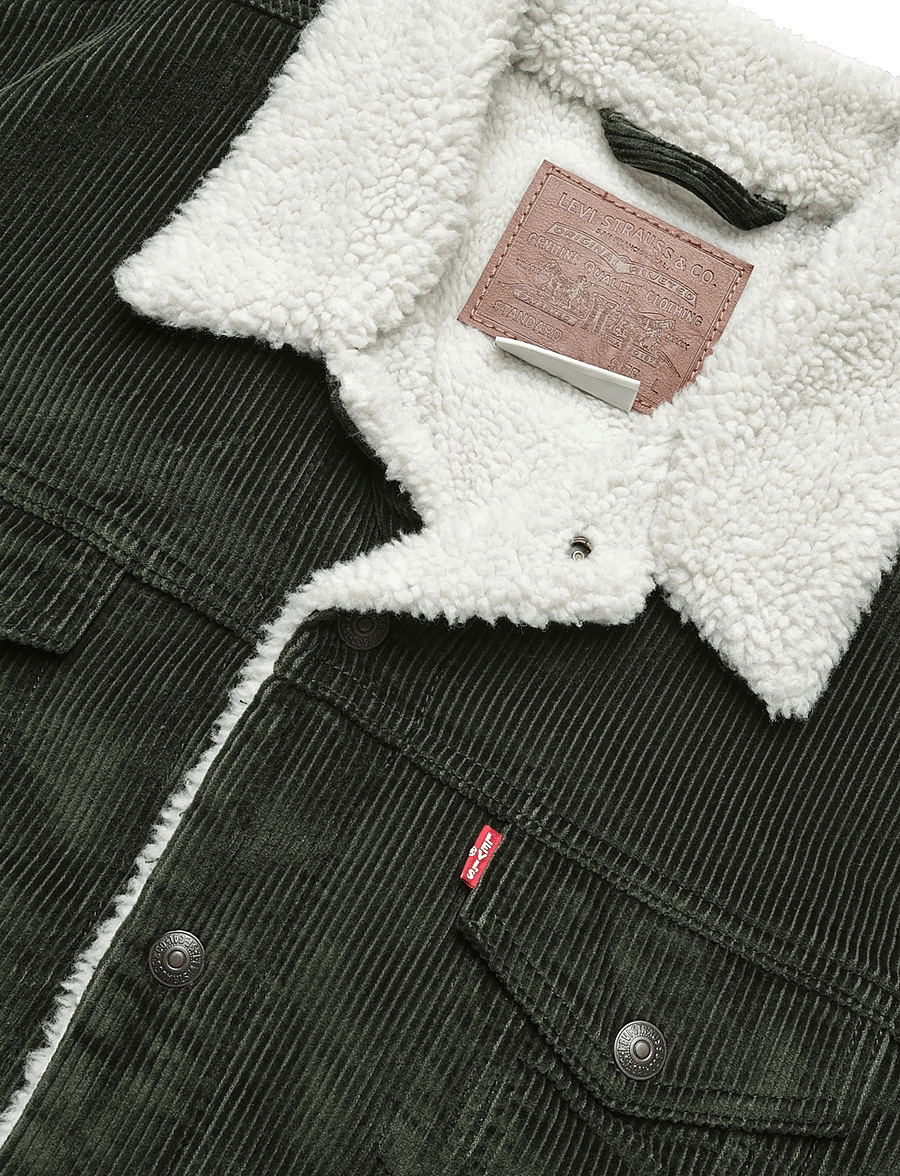 Levi's® - TYPE 3 SHERPA TRUCKER ROSIN - voodriga teksatagid - blacks - 2