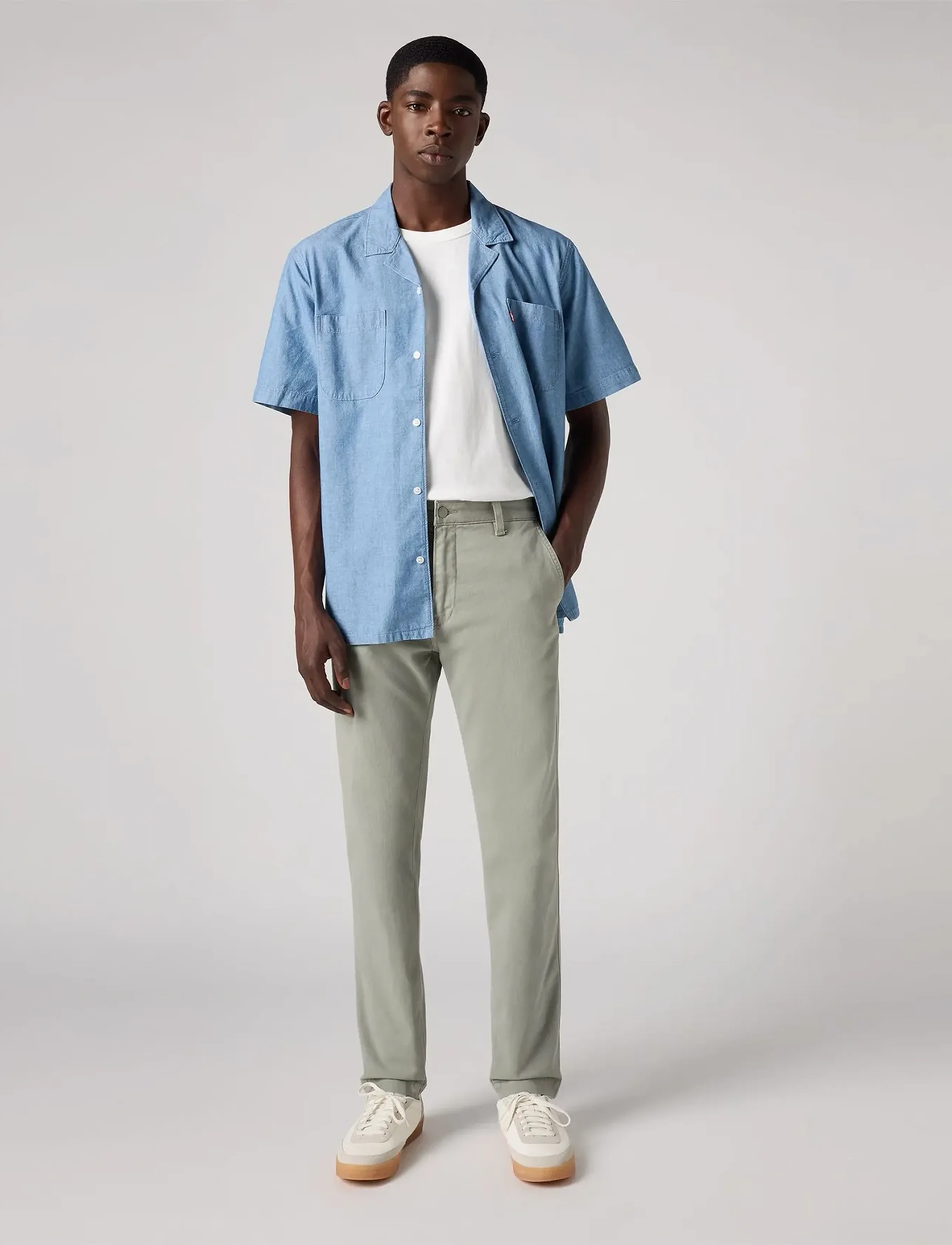 Levi's® - XX CHINO STD II SHADOW SHADY G - greens - 0