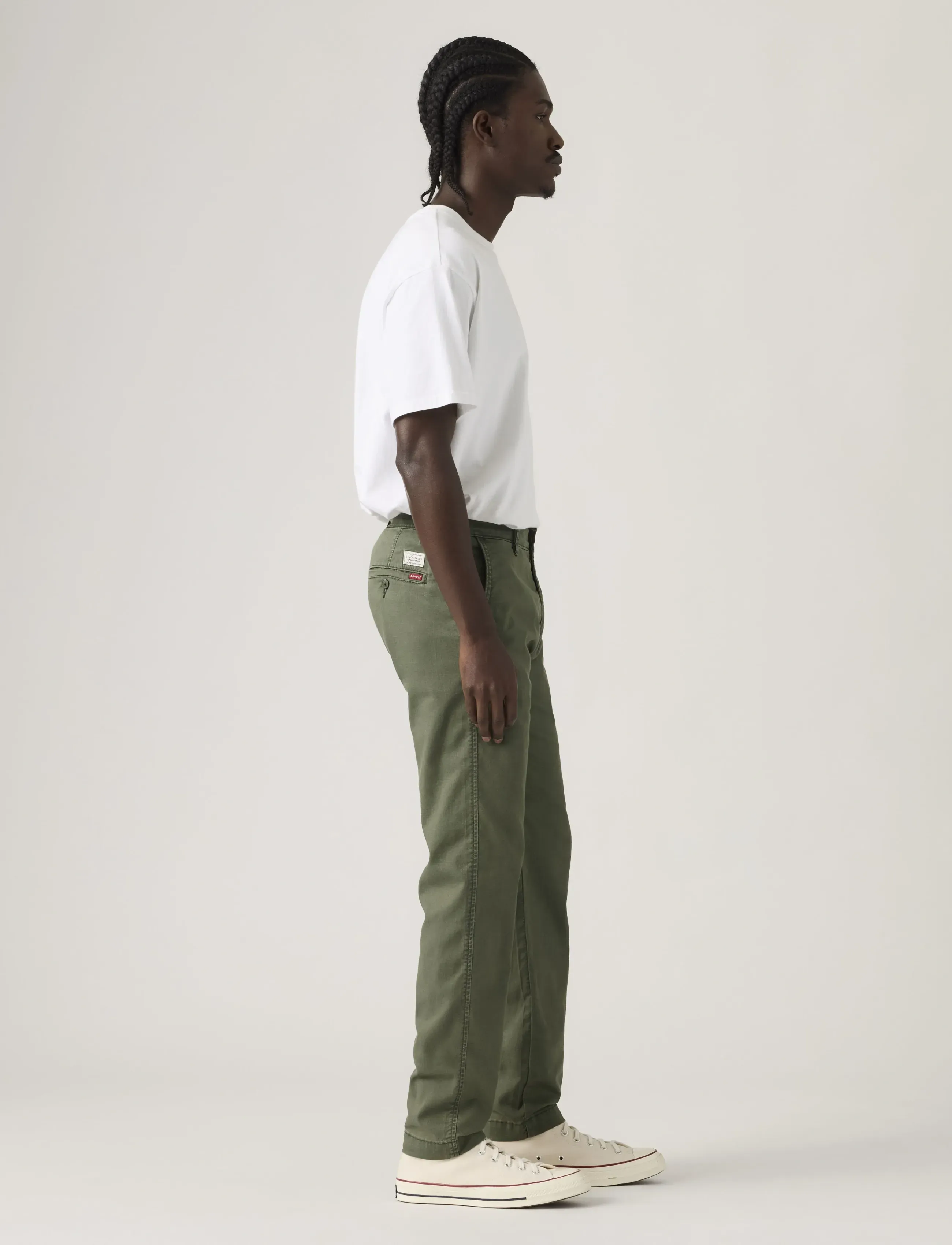 Levi's® - XX CHINO STD II KAMBABA COTTON - linen trousers - greys - 3