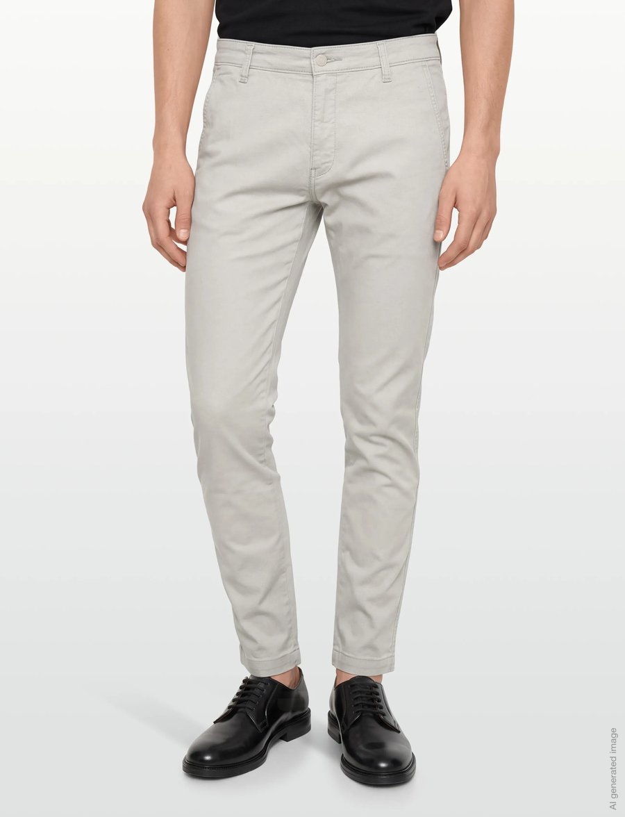 Levi's® - XX CHINO STD II MOONSTRUCK COT - hørbukser - neutrals - 3