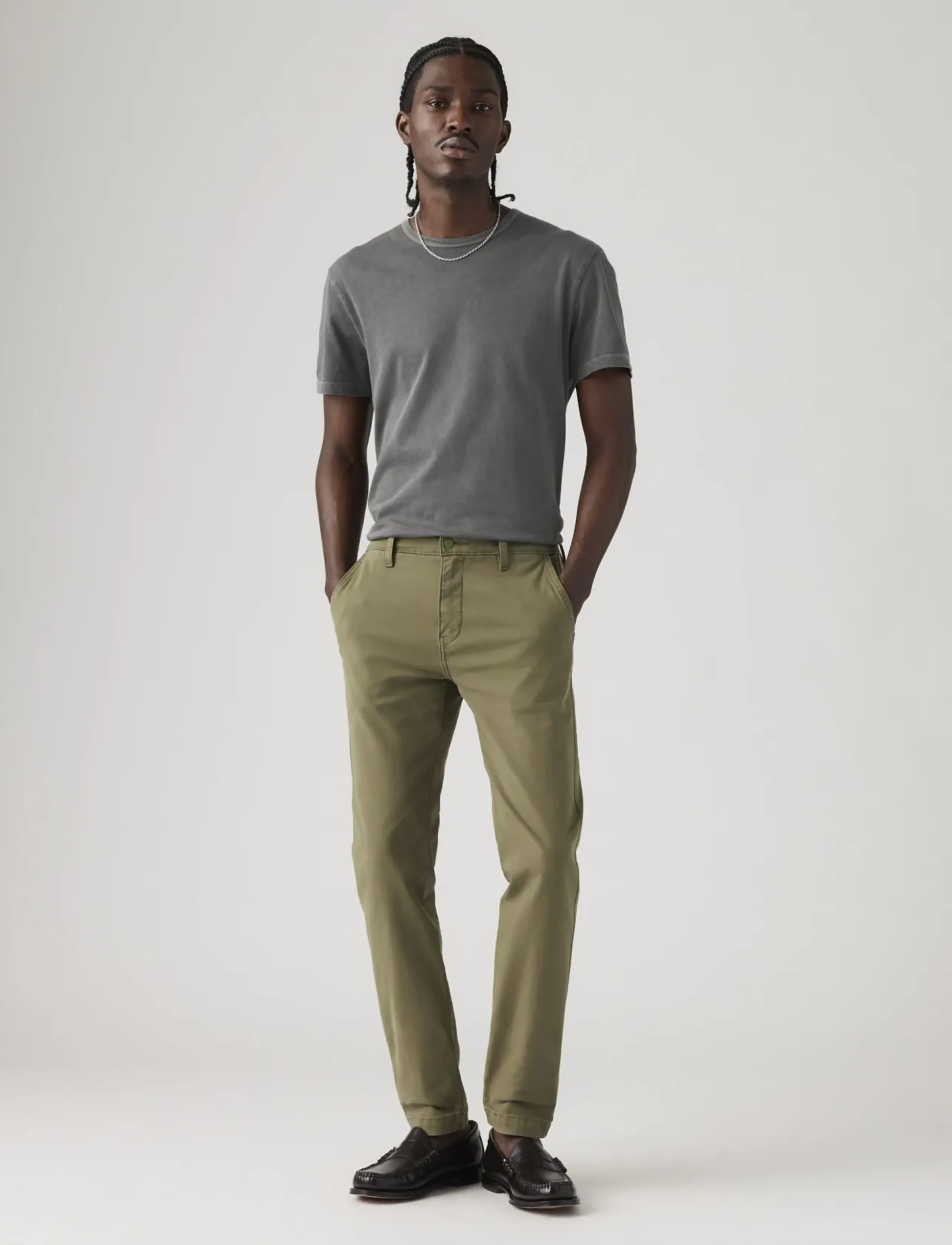 Levi's® - XX CHINO SLIM II BUNKER OLIVE - chinos - greens - 3