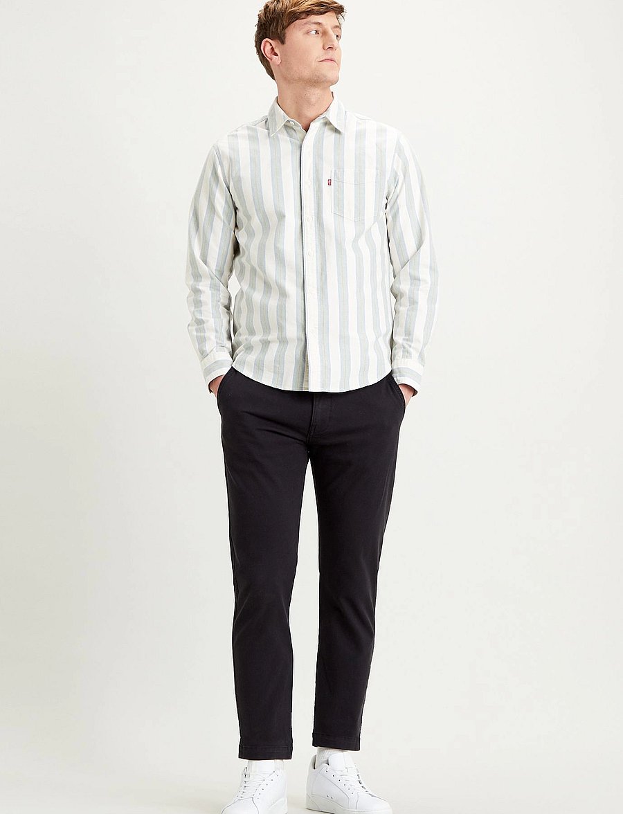 Levi's® - XX CHINO SLIM II MINERAL BLACK - chino-püksid - blacks - 0