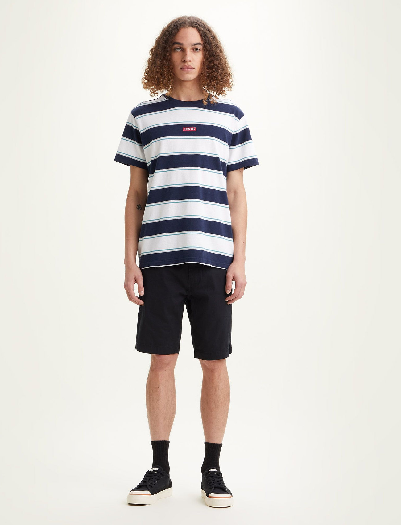 Levi's Xx Chino Shorts Ii Mineral Bla, 29, Black, Shorts > Chinoshorts, Herre
