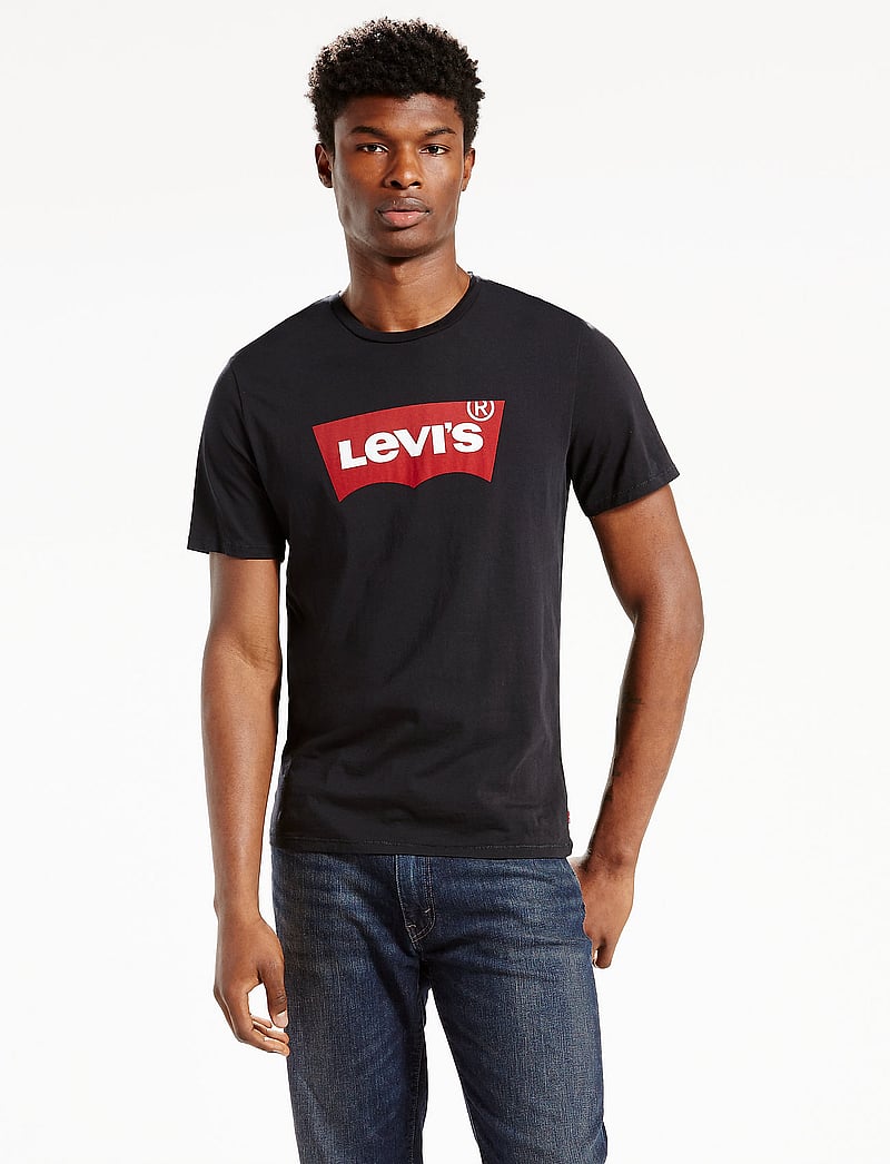 Levi's® - GRAPHIC SETIN NECK GRAPHIC H21 - kurzärmelig - blacks - 0