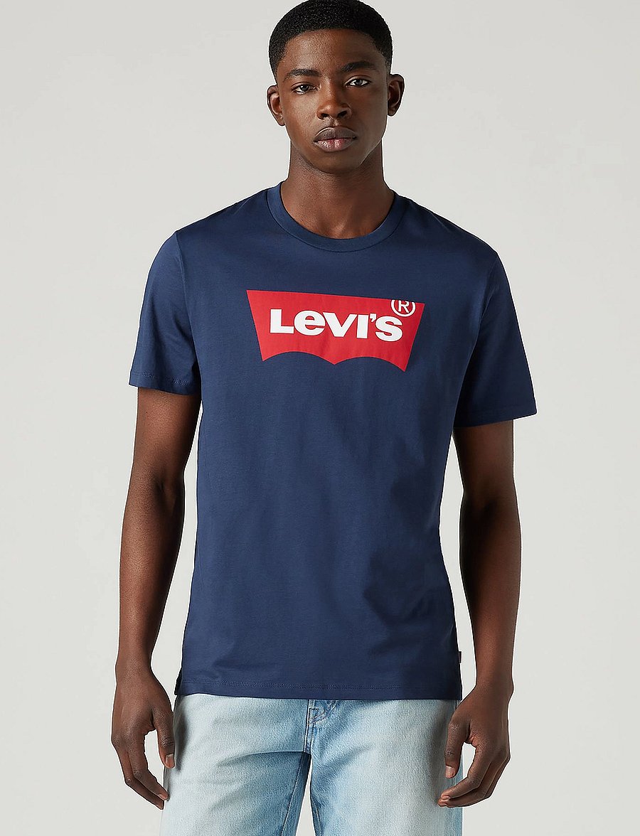 Levi's® - GRAPHIC SETIN NECK HM GRAPHIC - lühikeste varrukatega t-särgid - blues - 3