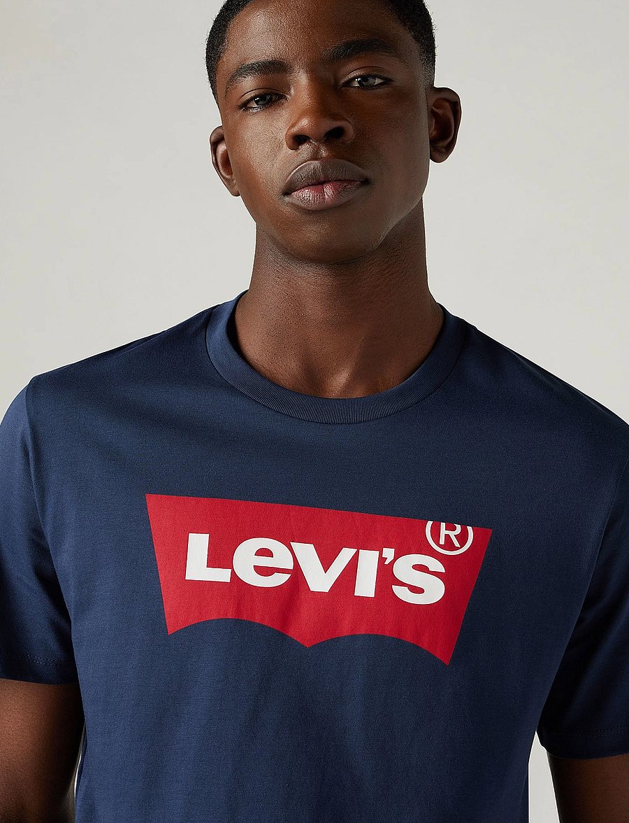 Levi's® - GRAPHIC SETIN NECK HM GRAPHIC - lühikeste varrukatega t-särgid - blues - 5