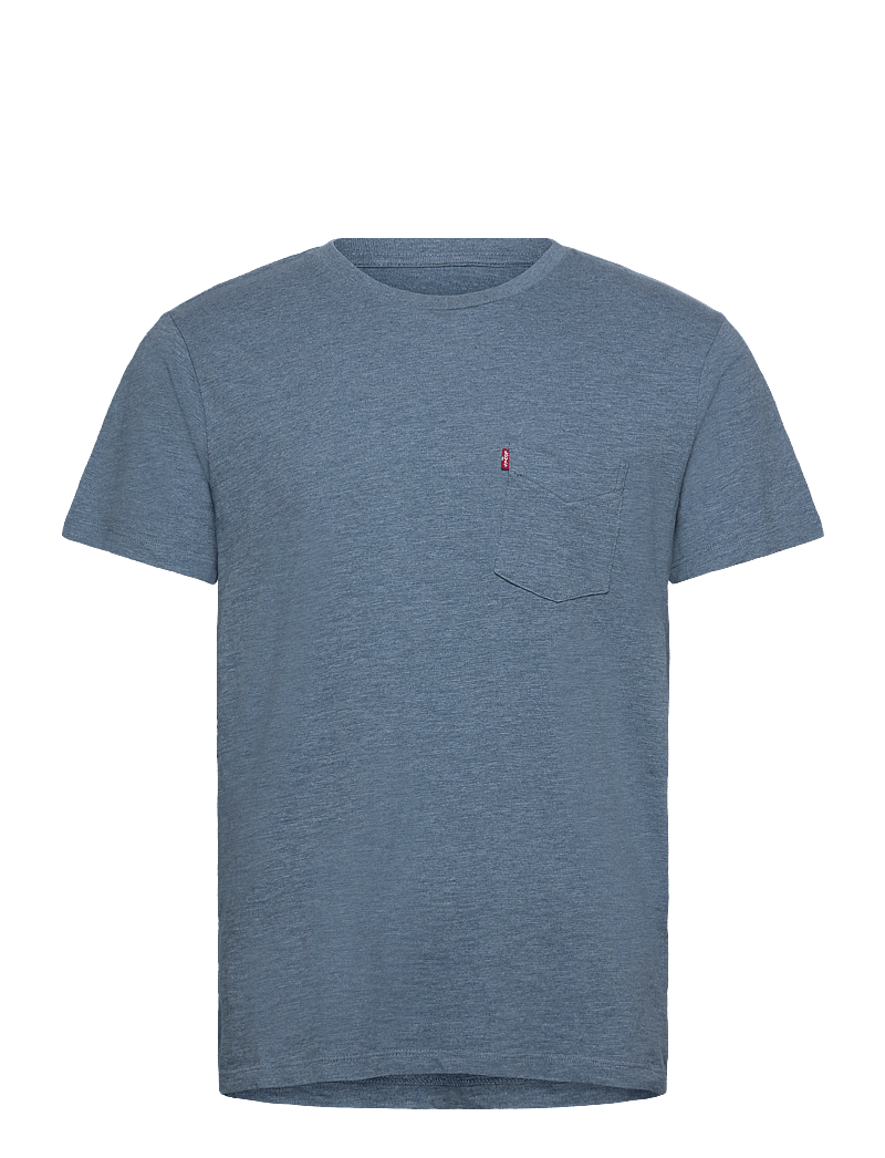 Levi's® - SS CLASSIC POCKET TEE INDIGO W - short-sleeved t-shirts - blues - 0