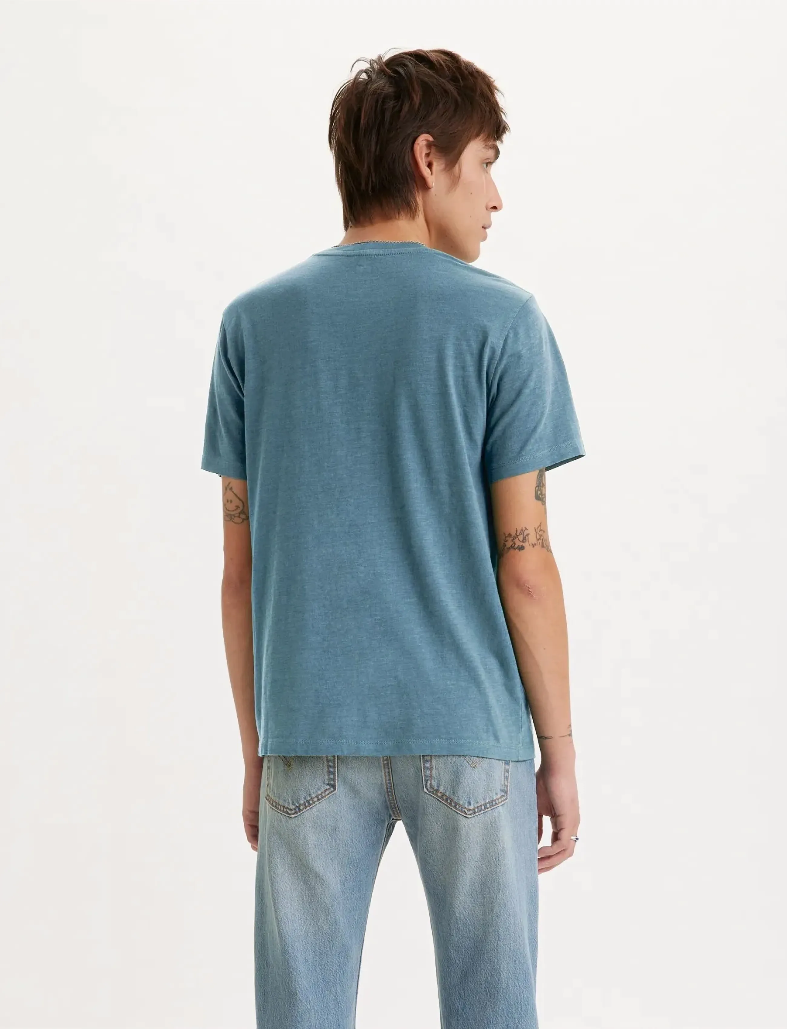 Levi's® - SS CLASSIC POCKET TEE INDIGO W - blues - 3