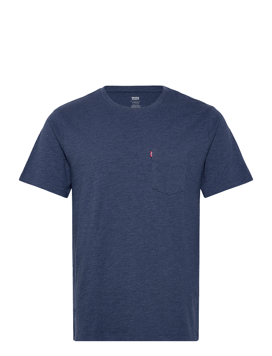 Levi's® - SS CLASSIC POCKET TEE DRESS BL - lühikeste varrukatega t-särgid - blues - 1