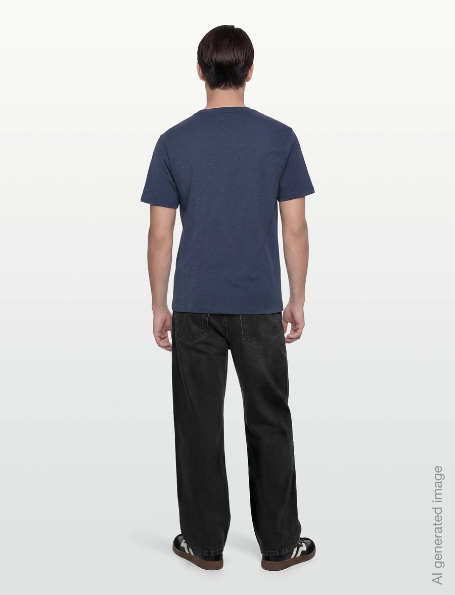 Levi's® - SS CLASSIC POCKET TEE DRESS BL - lühikeste varrukatega t-särgid - blues - 4