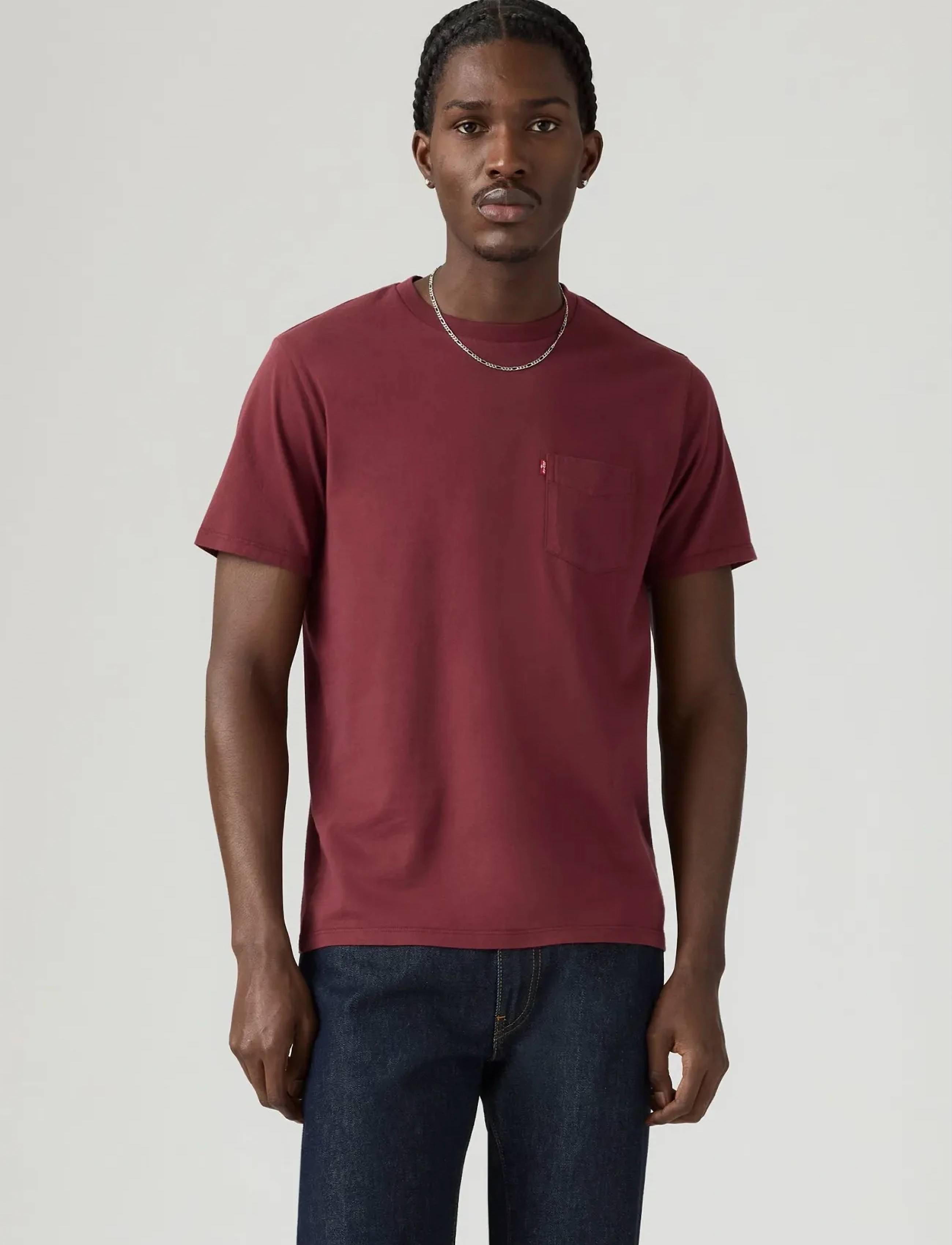 Levi's® - SS CLASSIC POCKET TEE TAWNY PO - purples - 3