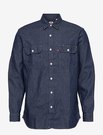Levi's® JACKSON WORKER LT WT COTTON HE - Levi's® - DARK INDIGO - FLAT FINISH / navy