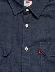 LEVI´S Men - JACKSON WORKER LT WT COTTON HE - jeansskjorter - dark indigo - flat finish - 2