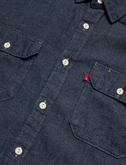 LEVI´S Men - JACKSON WORKER LT WT COTTON HE - jeansskjorter - dark indigo - flat finish - 3