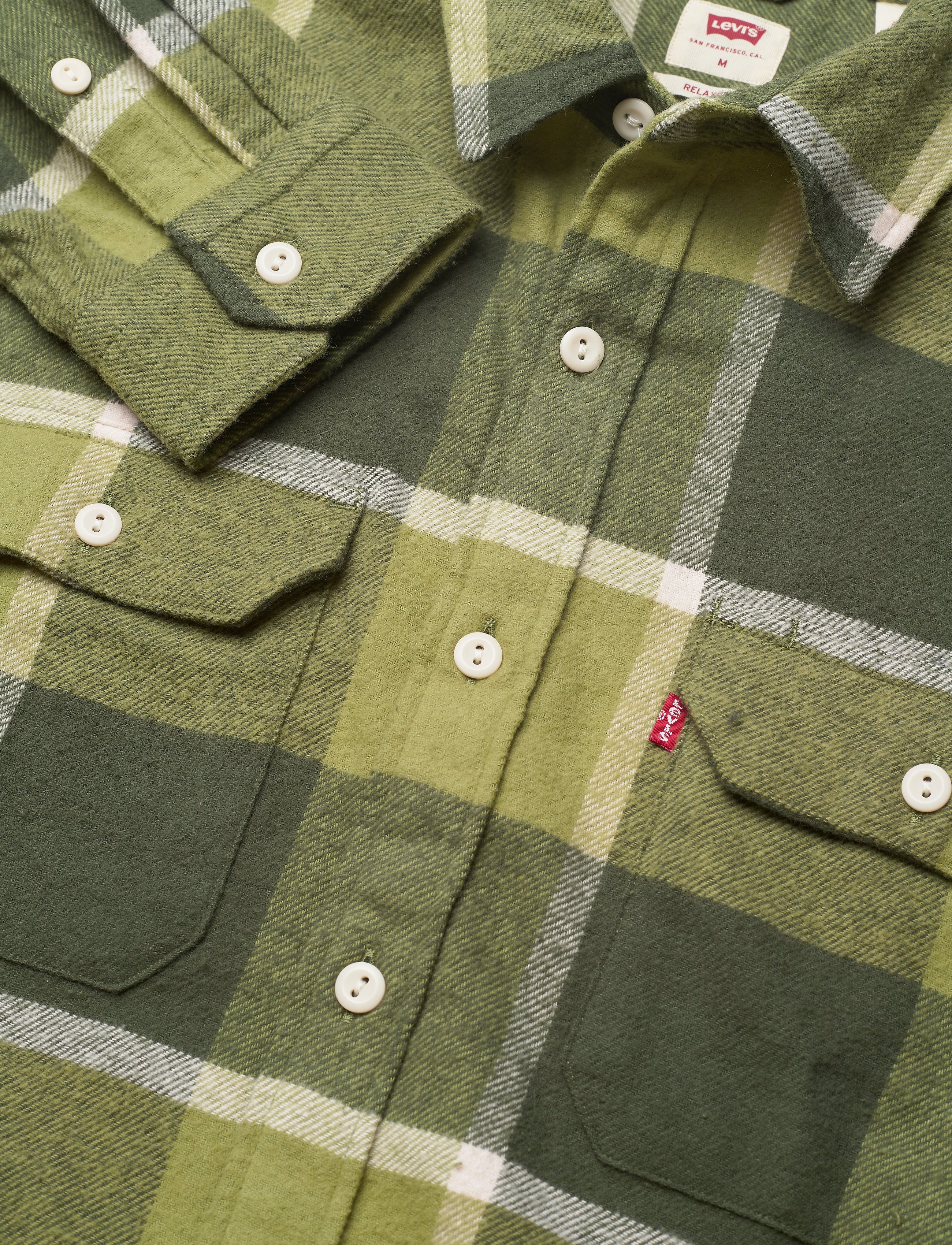 Levi's® - JACKSON WORKER CHESTER PLAID D - greens - 2