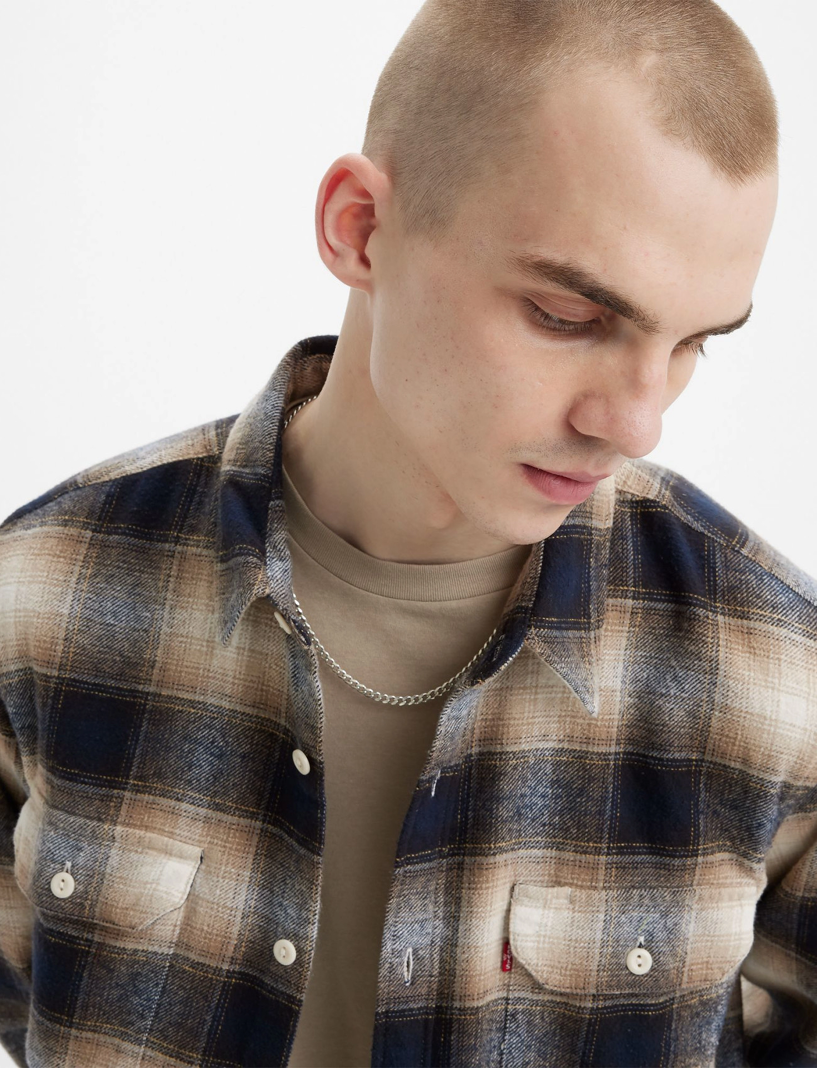 LEVI´S Men - JACKSON WORKER WARWICK PLAID E - neutrals - 5