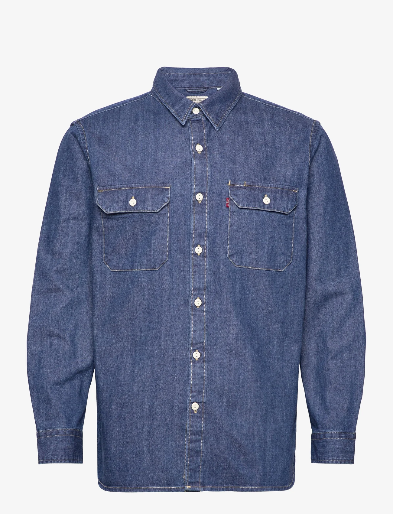 LEVI´S Men - JACKSON WORKER STERLING DARK W - basic skjorter - dark indigo - worn in - 0