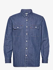 LEVI´S Men - JACKSON WORKER STERLING DARK W - basic skjortor - dark indigo - worn in - 0