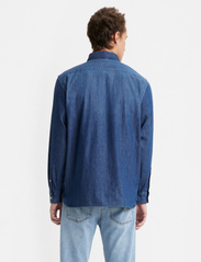 LEVI´S Men - JACKSON WORKER STERLING DARK W - basic skjorter - dark indigo - worn in - 4