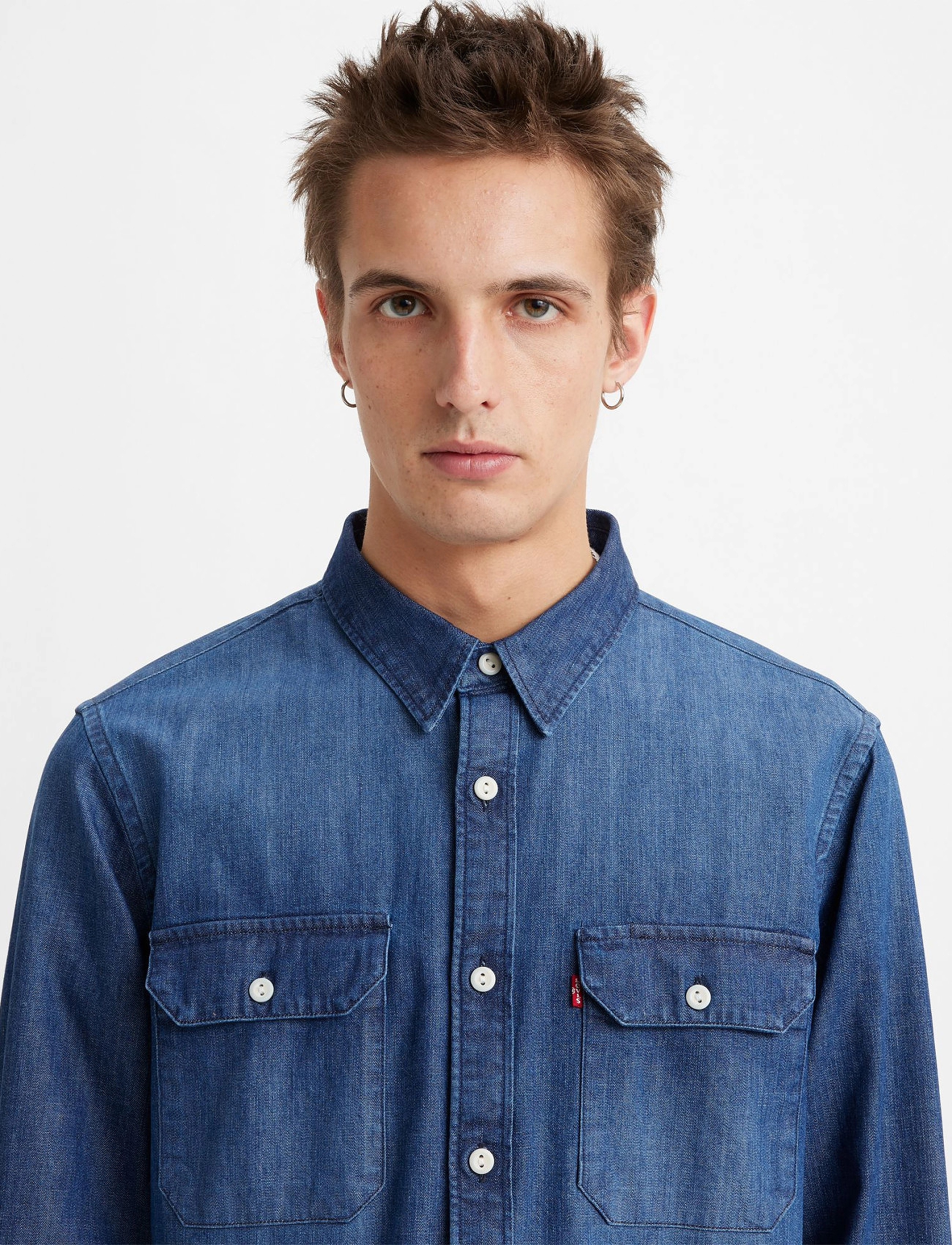 LEVI´S Men - JACKSON WORKER STERLING DARK W - dark indigo - worn in - 5