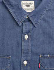 LEVI´S Men - JACKSON WORKER STERLING DARK W - podstawowe koszulki - dark indigo - worn in - 7