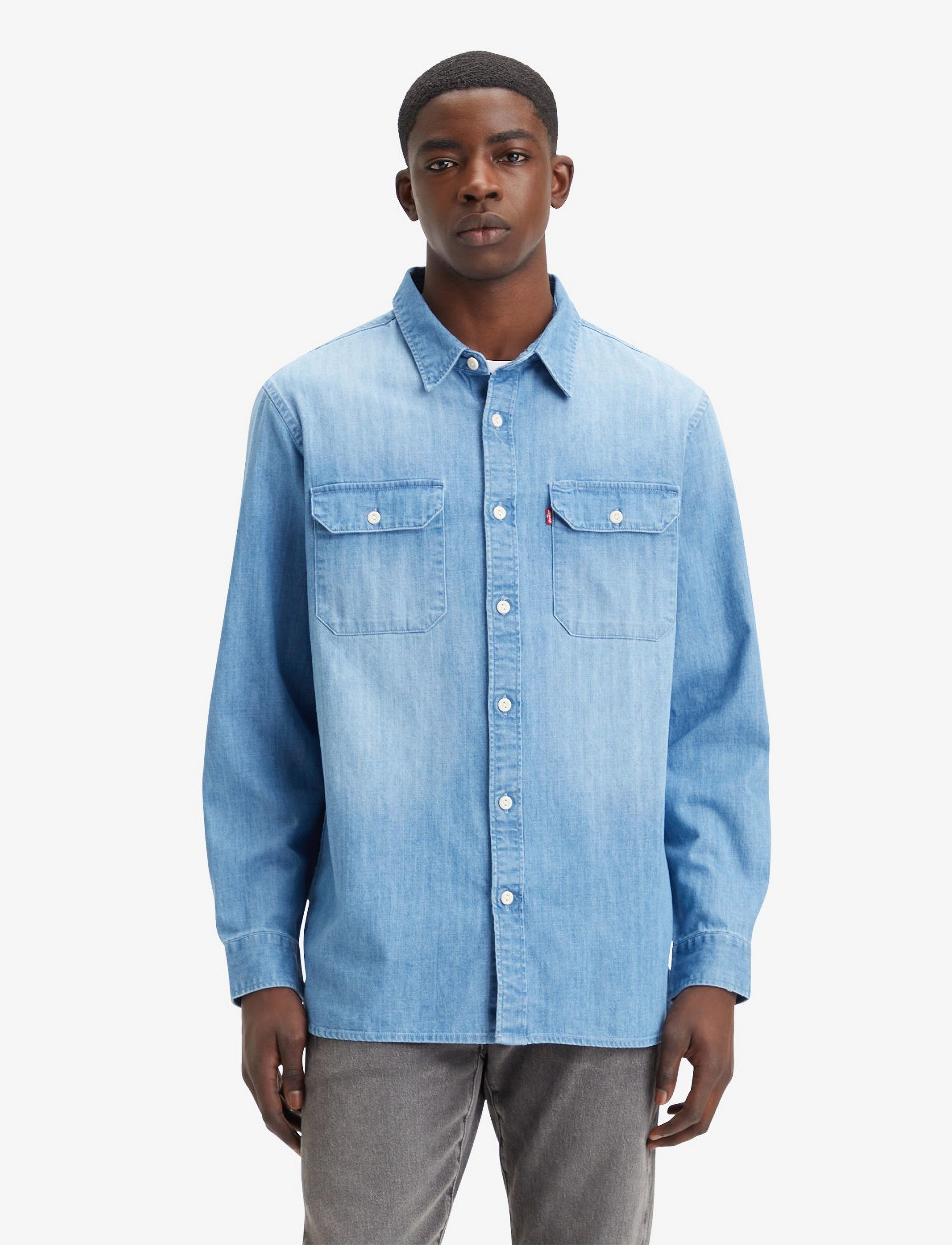 Levi's® - JACKSON WORKER FRANKLIN LIGHT - light indigo - worn in - 3