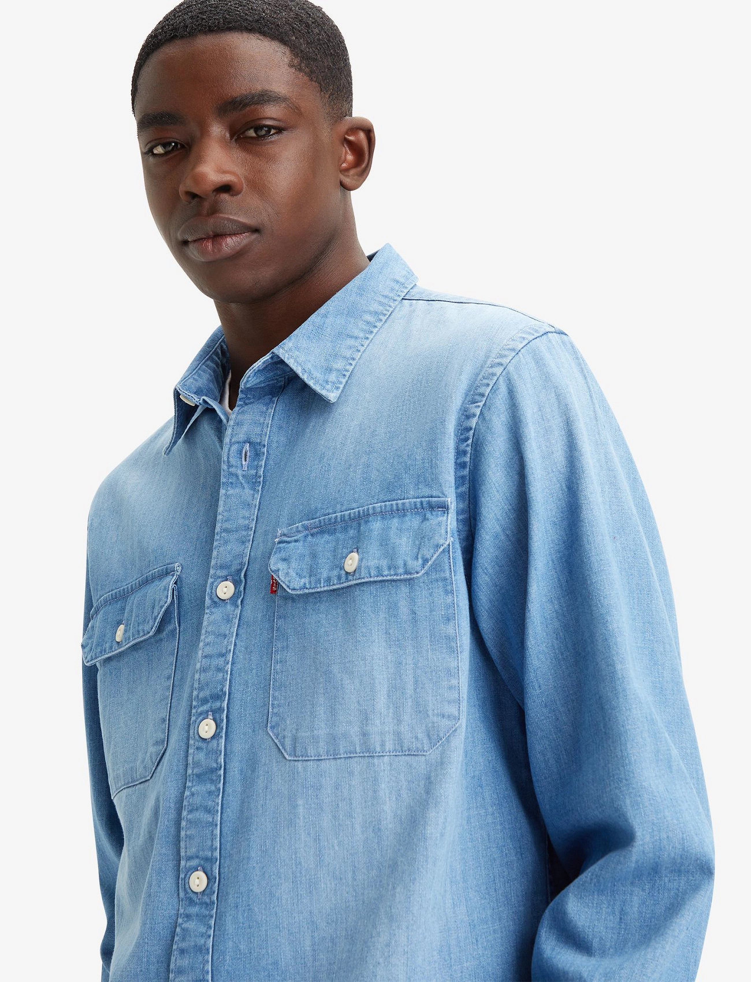 Levi's® - JACKSON WORKER FRANKLIN LIGHT - light indigo - worn in - 5