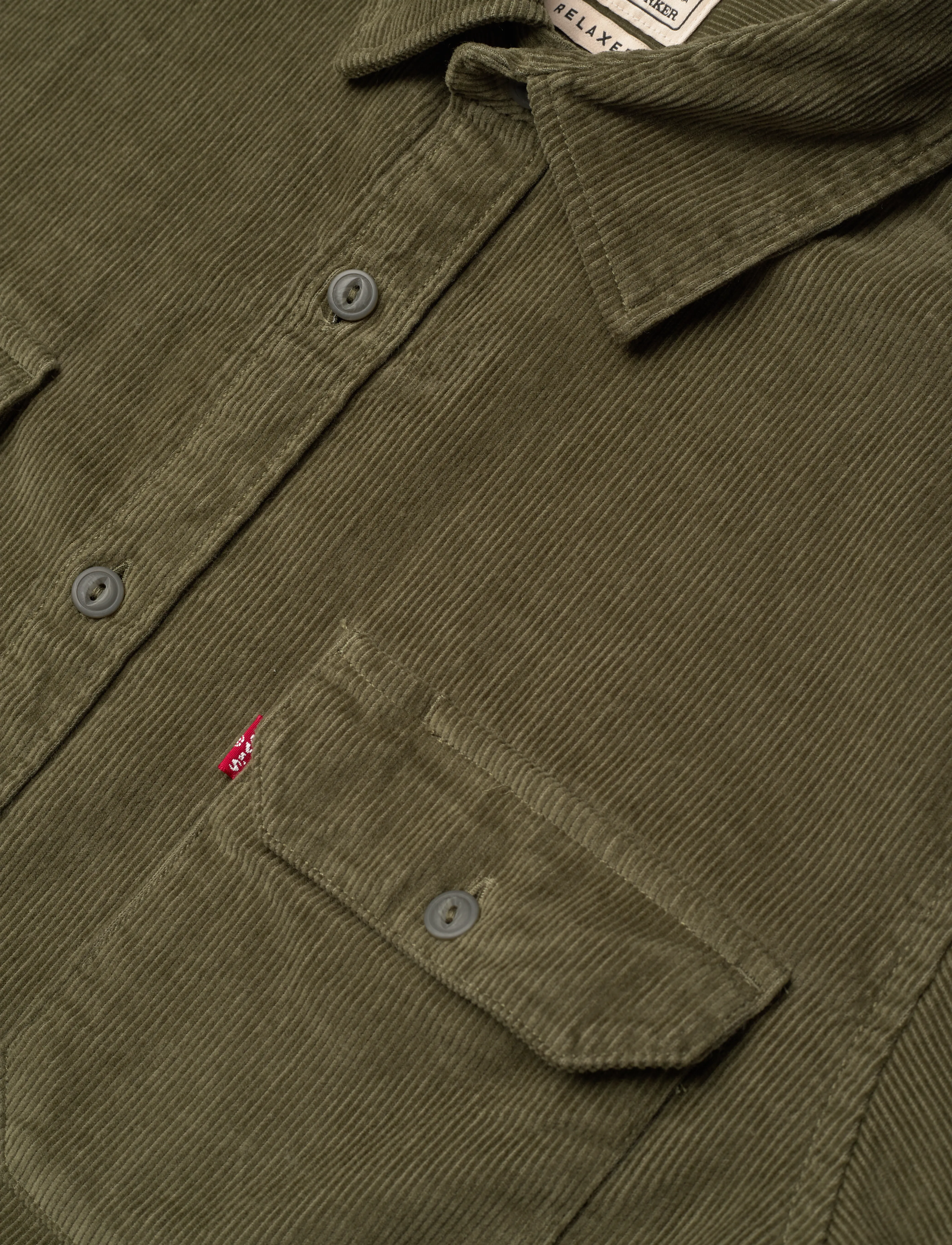 Levi's® - JACKSON WORKER OLIVE NIGHT COR - greens - 4